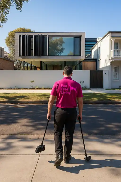 Dog poop pickup service in Double Bay NSW by PooFree Living